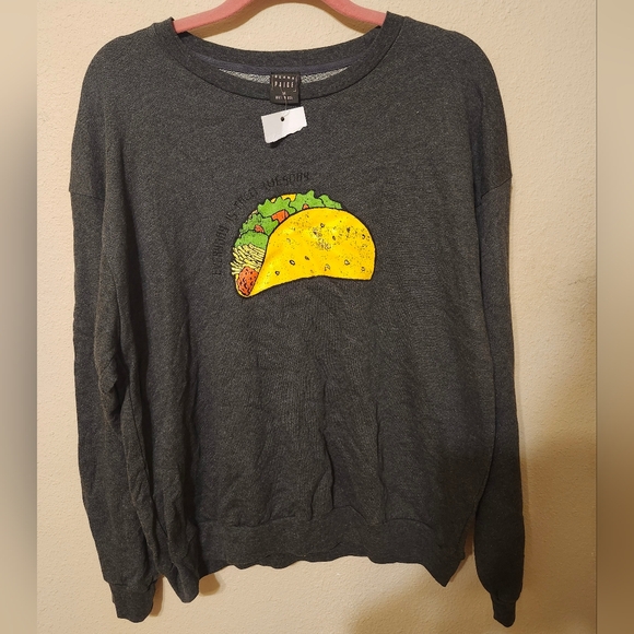 Blank Paige Tops - Blank Paige Everyday Is Taco Tuesday ByTogether Sweathsirt Lightweight